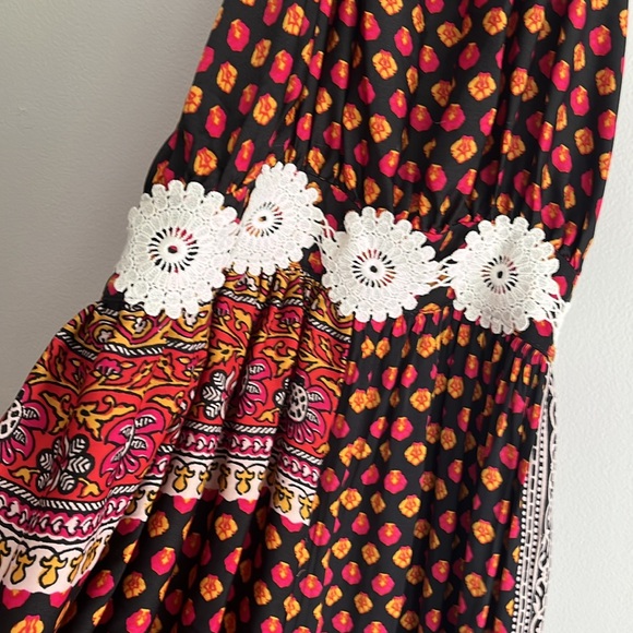 Free People rising sun harem jumpsuit NWOT Sz Sm bin f - Picture 4 of 8